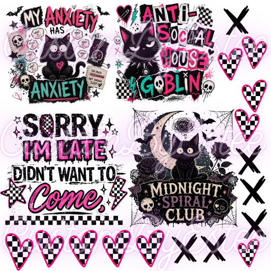C40. ELEMENT SHEET- Funny Cats