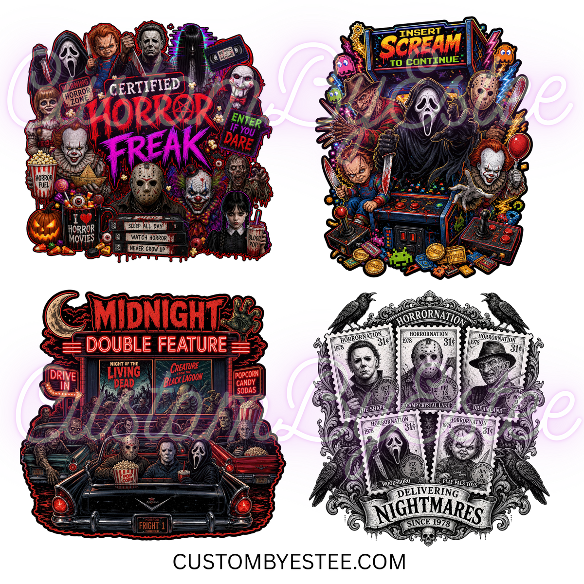 B. ELEMENT SHEET- Horror Halloween Mash Up