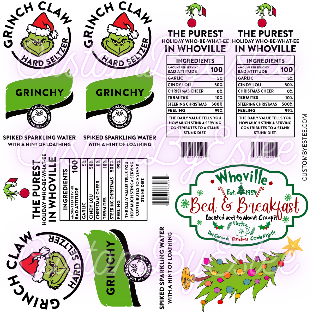 G. ELEMENT SHEET- Grinch Claw
