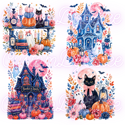 D. ELEMENT SHEET- Pastel Cute Halloween