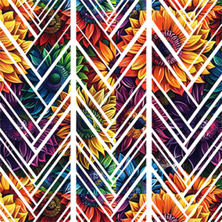 B30. ELEMENT SHEET- Rainbow Braided Sunflowers