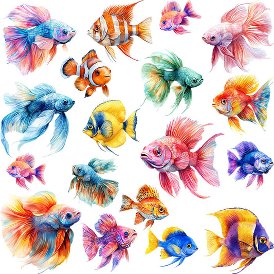 A10. ELEMENT SHEET-  Realistic Tropical Fish