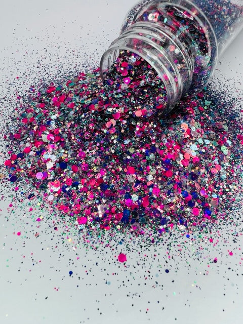 Formula X- Pink Purple Chrome Custom Mixed Glitter 4-10