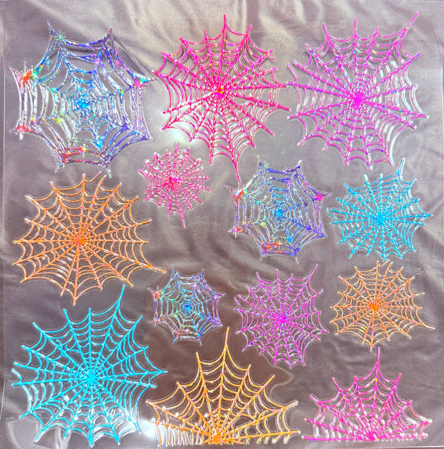 B59. ELEMENT SHEET- HOLOGRAPHIC Spider Webs