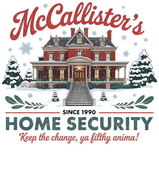 G. McCallister's Home Security Decal