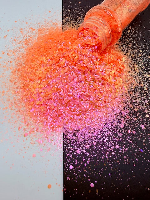 Kirby- Pink Metallic Color Shift Chunky Mixed Glitter 13-4