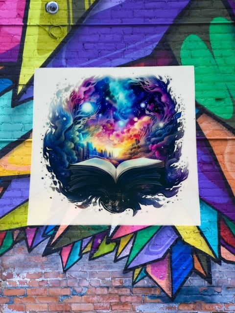 229. Fantasy Book Decal