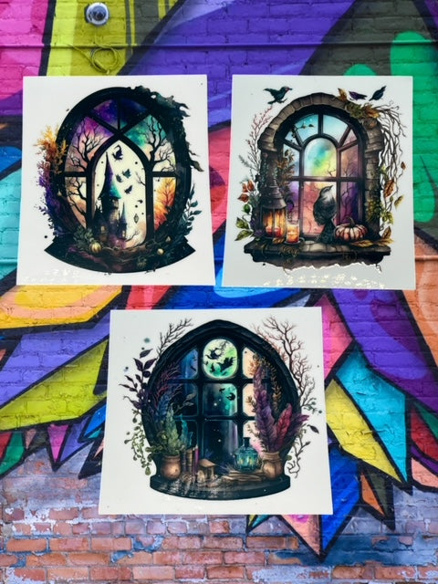 223. Witchy Window Decal Bundle