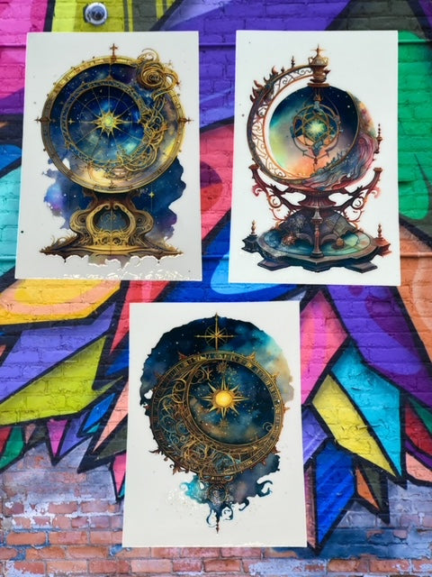 224. Mini Astrolabe Decal Bundle