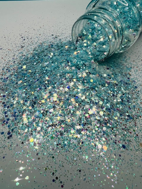 The Night King- Blue Mirror Mixed Glitter 3-9