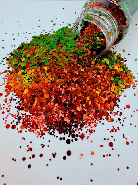 Reggae Cowboy 5- Color Shift Circle Glitter 10-6