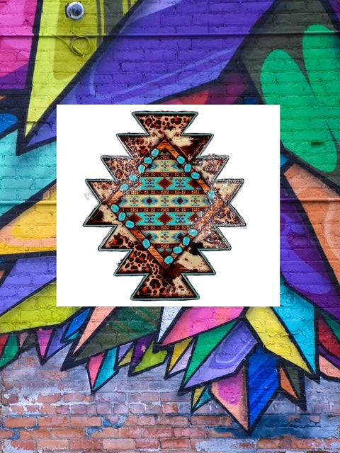 212. Western Leopard Embellishment Decal