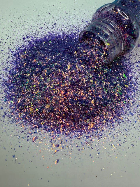 Dragon's Lair - Purple Iridescent Crushed Glass Glitter 7-2