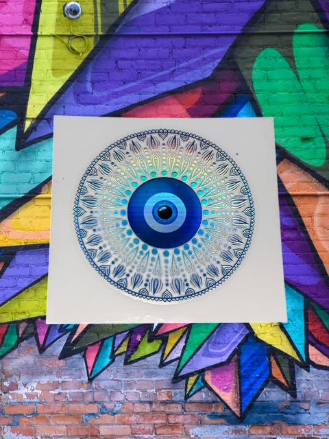 21. Evil Eye Holographic Decal