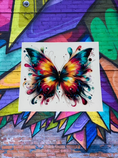 166. Butterfly Decal