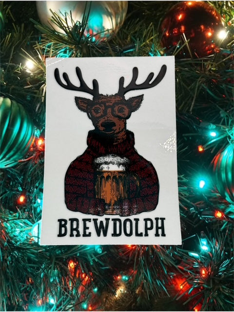 Brewdolph Decal