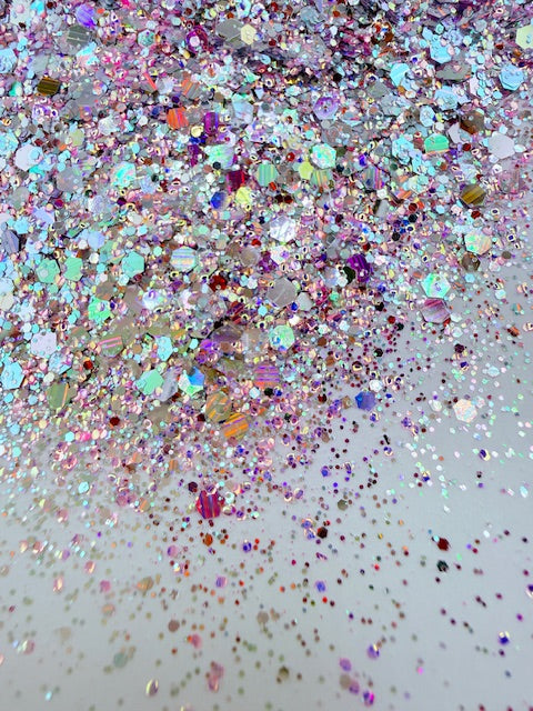 EXCLUSIVE MIX 3- Striped Holographic High Flash Custom Chunky Mixed Glitter