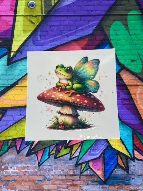 237. Frog Fairy Decal