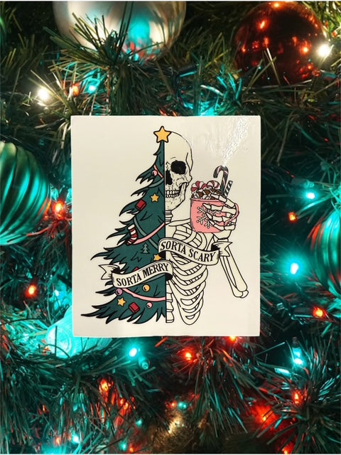 62. Sorta Merry Sorta Scary  Decal