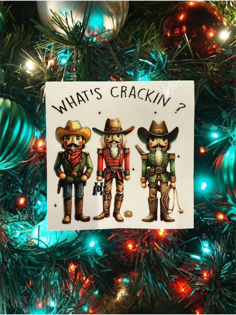 7. What's Cracking Western Nut Cracker Decal