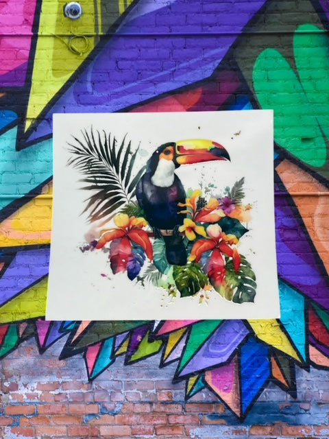 268. Tropical Toucan Decal