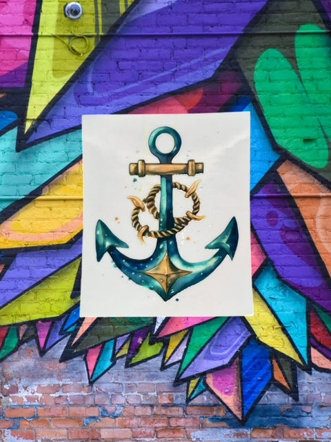 264. Anchor Decal