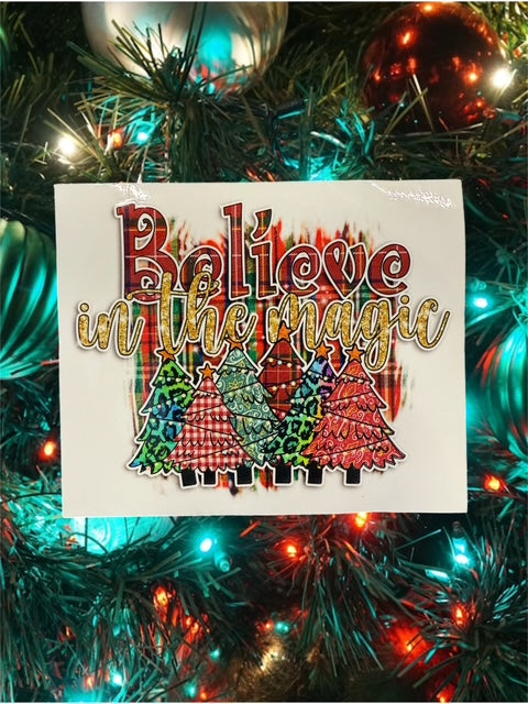 124. Believe in the Magic Decal