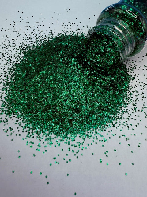 Irish Car Bomb- Green Mini Chunky Textured Glitter 7-4