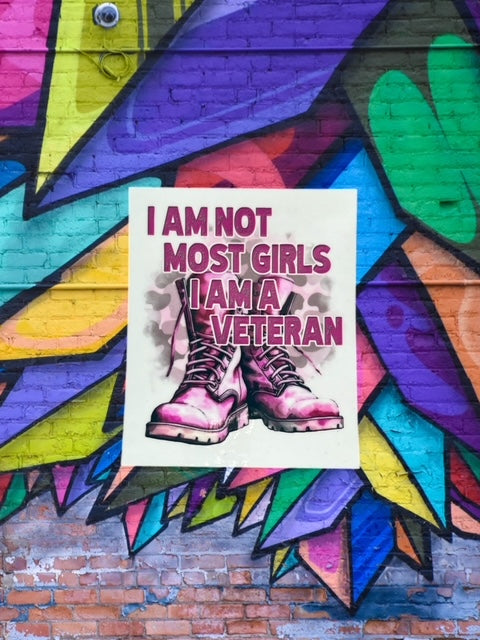 277. Veteran Girl Decal