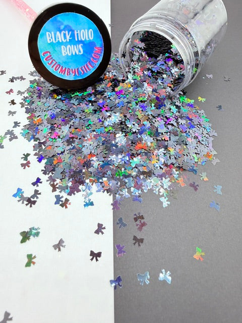 Black Holographic Bows 13-9