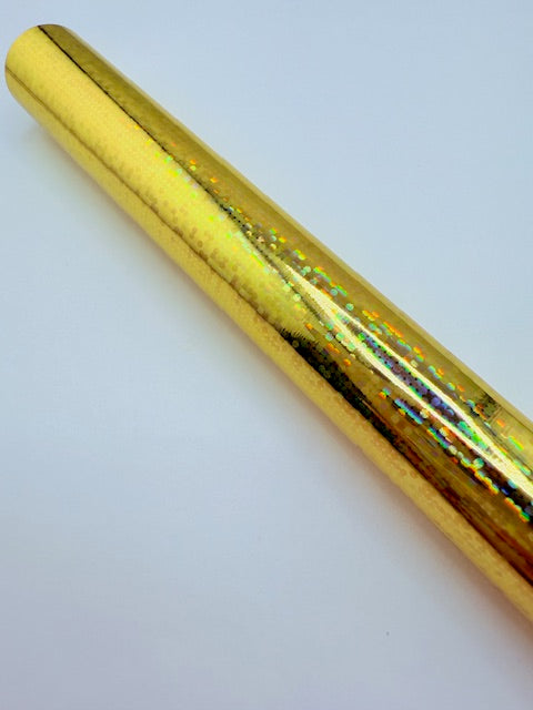 FOIL ROLL 123- Champagne Gold Pixel Holographic