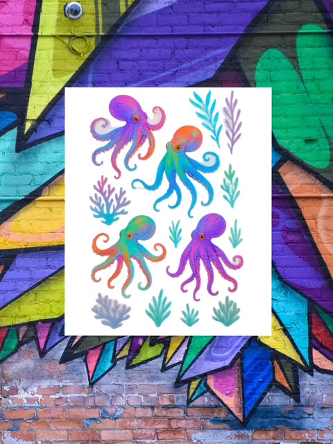 251. Octopus Decal Sheet