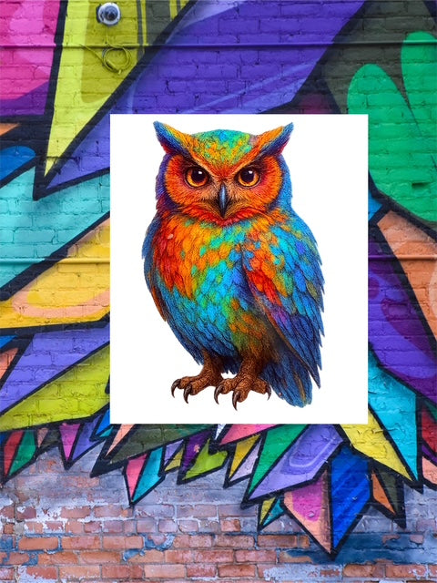 278. Large Owl Decal