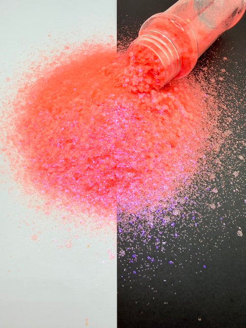 Coral Bloom- Coral Textured Color Shift Chunky Mixed Glitter 14-5