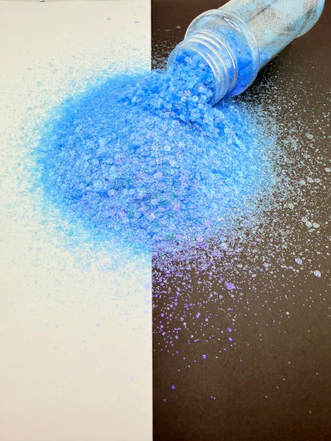 Blue Jean Baby- Blue Textured Color Shift Chunky Mixed Glitter 14-1