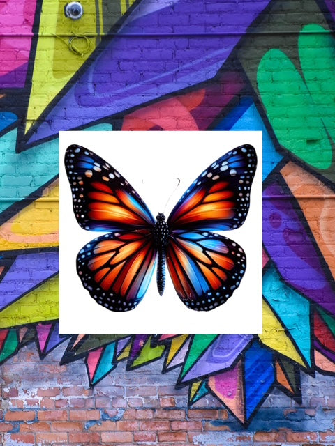 130. Monarch Butterfly Decal