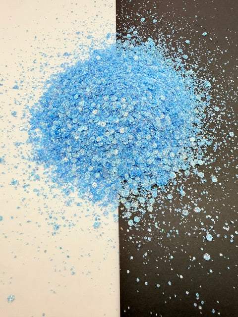 Ocean Potion- Sparkling Blue Chunky Mixed Glitter