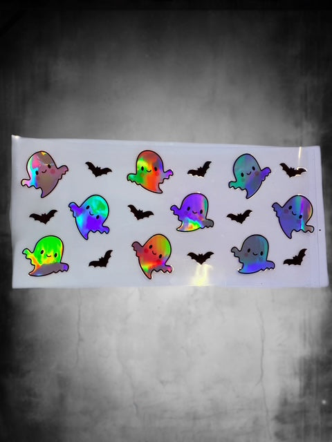 149. HOLOGRAPHIC Ghosts and Bats UVDTF