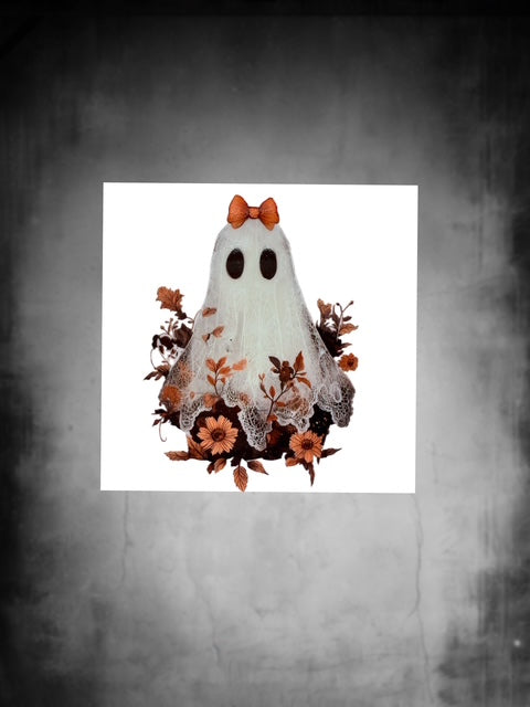 21. Lace Ghost Decal