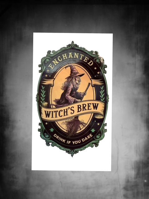 213. Witch's Brew Poison Decal