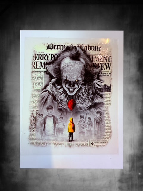 600. Pennywise Newspaper Decal