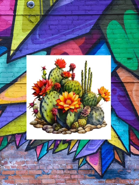 97. Cactus Decal