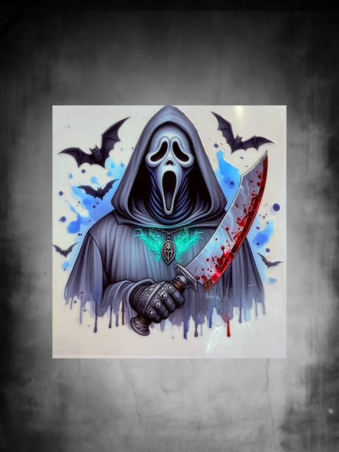 572. Ghostface Bats Decal
