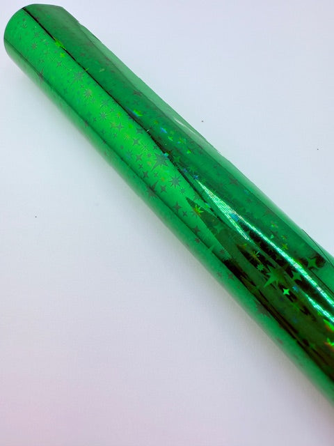 FOIL ROLL 126- Green Stars