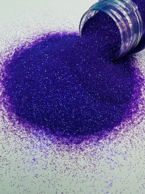 **RETIRING** Clematis- Matte Purple Fine Glitter 5-5