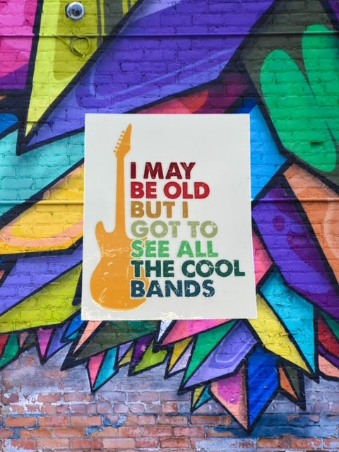 315. Cool Bands Decal