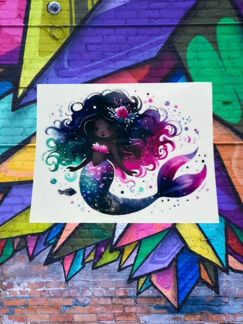 314. Brown Mermaid Girl Deacl