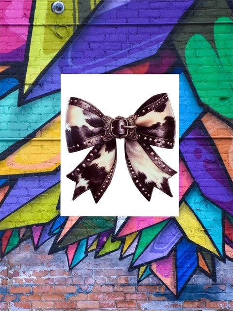 22. Cow Bow Decal