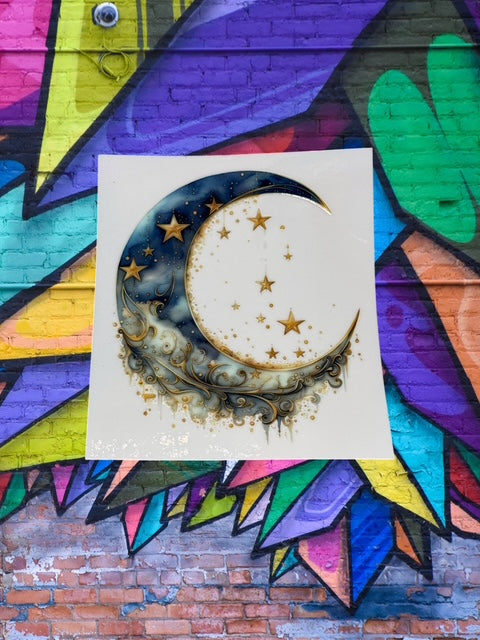 449. Moon Decal