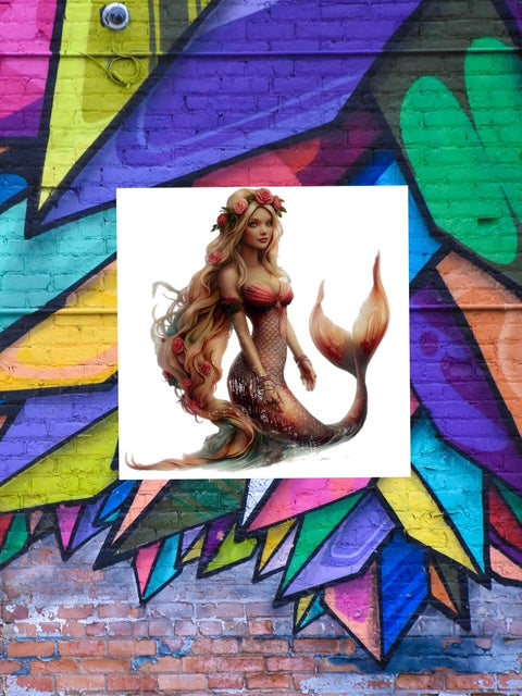 436. Dani Mermaid Girl Decal